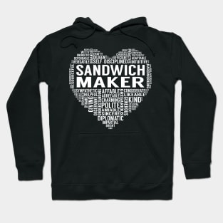 Sandwich Maker Heart Hoodie